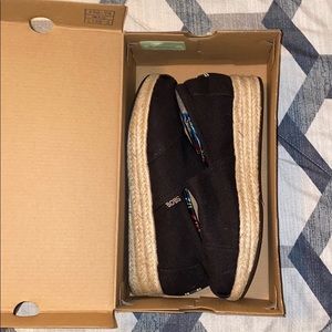 Skechers Ladies Bob Wedge Canvas Shoe